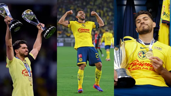 Henry Martín celebrando. | Fotos: X oficial de Henry Martín