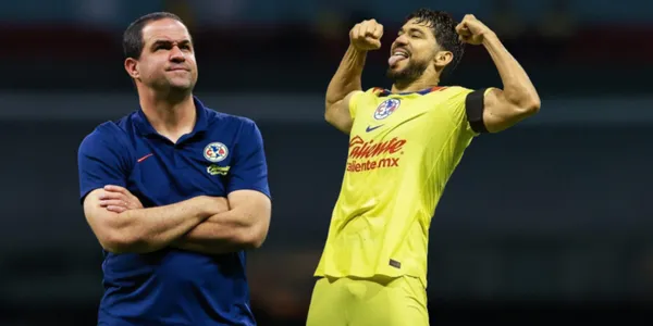 Henry Martín festejando su gol con el Club América / Foto: Mexsports