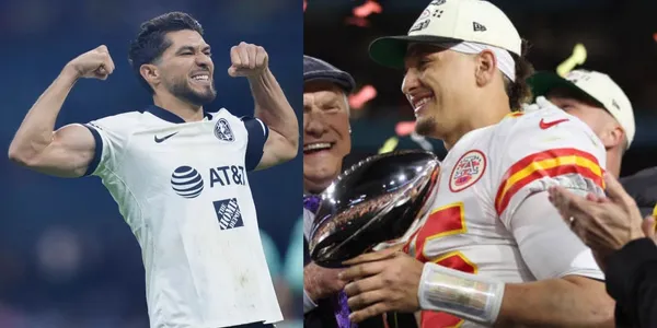 Henry Martín, figura del América, y lo que tardaría en ganar lo mismo que Patrick Mahomes tras ganar el Super Bowl LVII