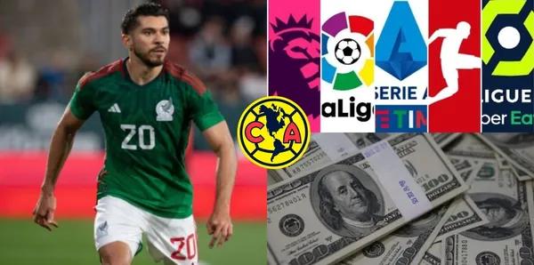 Henry Martín podría tener su futuro bastante lejos del América luego de terminar el mundial.