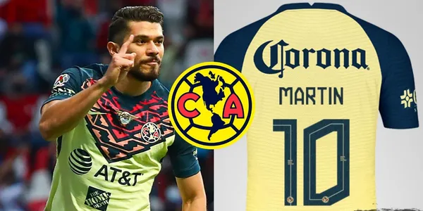 Henry Martín se convirtió en la figura del América de un dato podría otorgar la playera 10 azulcrema