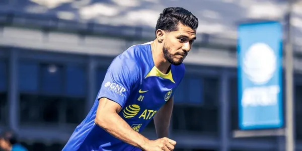 Henry Martín trabajando de manera diferenciada en Coapa.