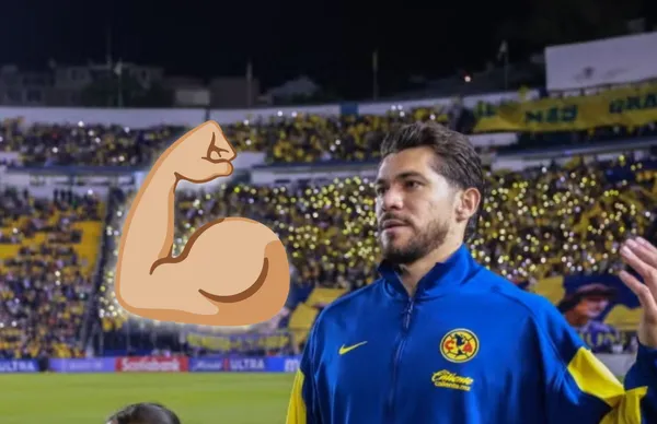 Henry Martín y emoji a su lado/Foto Imago 7.