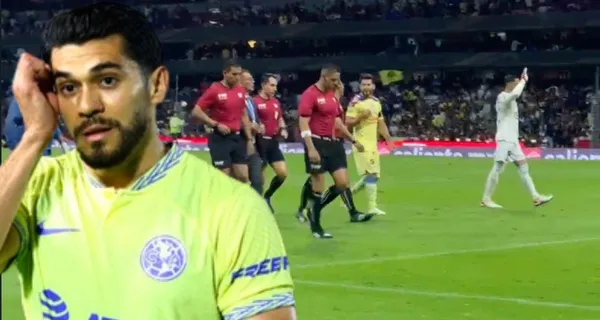 Henry Martín y lo que hizo tras que le anularon un gol que genera mucha controversia dentro del partido del América.