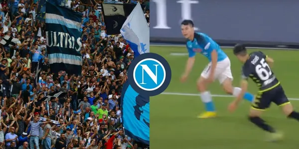 Hirving Lozano anotó y dio una asistencia, así fue la reacción de la afición del Napoli