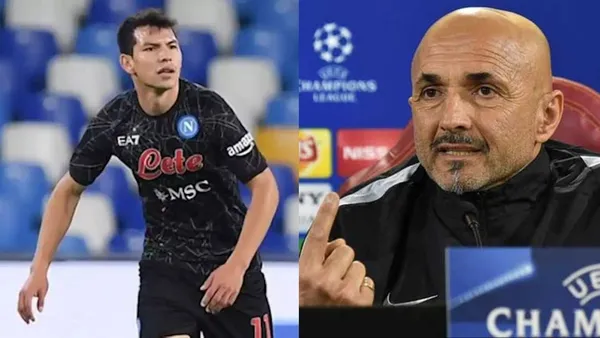 Hirving Lozano busca salir del Napoli, Luciano Spalletti no considera al mexicano y solo lo pone porque no tiene más opciones en ofensiva