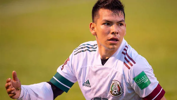 Hirving Lozano con la camiseta de la Selección de México. (Foto: Meditiempo)