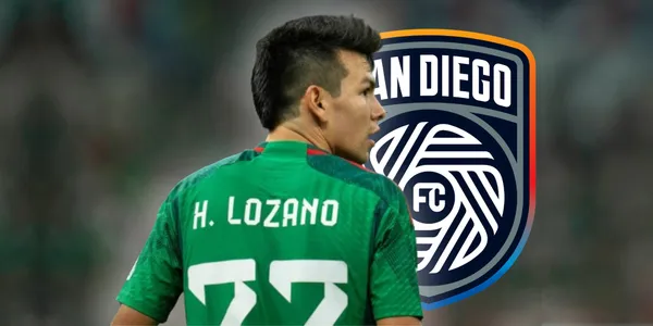 Hirving Lozano con la playera de la selección mexicana / Foto: Diario Marca
