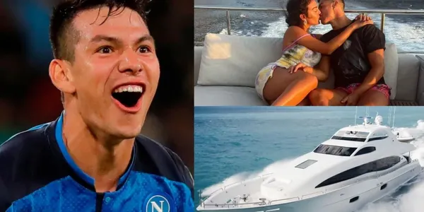 Hirving Lozano con la playera del Napoli (Fuente: ESPECIAL El Futbolero)