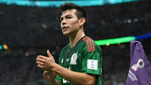 Hirving Lozano con la Selección Mexicana