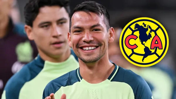 Hirving Lozano con la selección mexicana