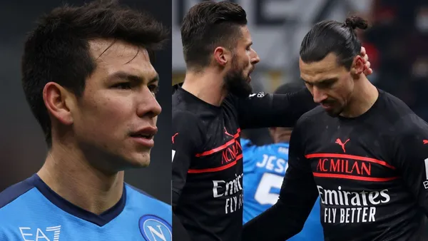 Hirving Lozano dio cátedra de buen fútbol en el duelo entre Napoli y AC Milan, una de ellas dejó en ridículo a Zlatan Ibrahimovic
