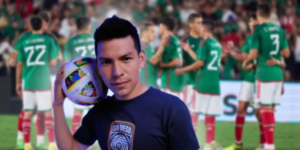 Hirving Lozano durante su presentación con San Diego FC (Fuente: IG de San Diego FC)