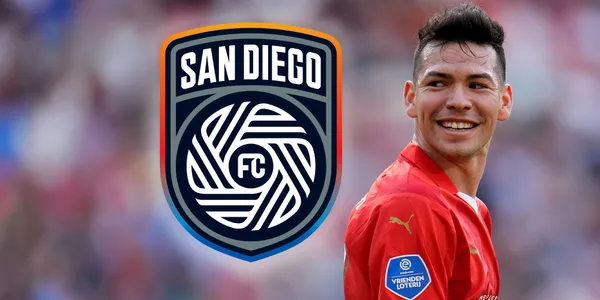 Hirving Lozano durante un cotejo del PSV / Foto: Getty Images