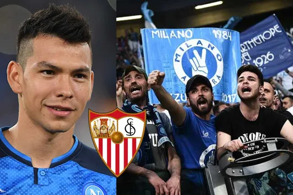 Hirving Lozano está en la mira del Sevilla; el Napoli considera la oferta y la hinchada celeste reaccionó
