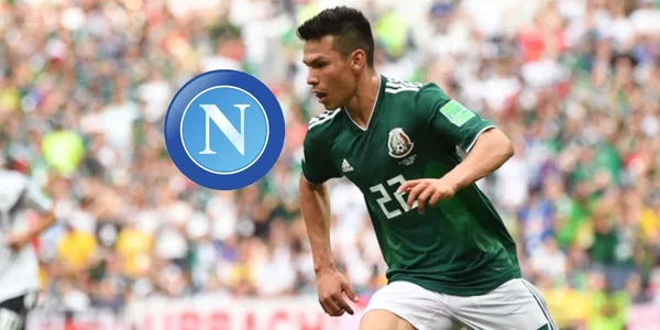 Hirving Lozano estaba con el Tri, pero recibe una noticia sorpresiva desde Italia