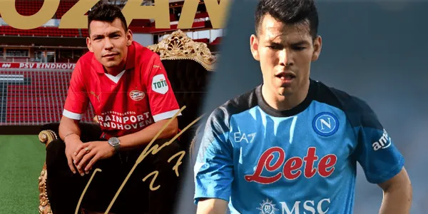 Hirving Lozano fue presentado por todo lo alto con el PSV tras su salida del Napoli quien se despidió en redes