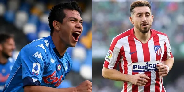 Hirving Lozano ha entrado en la órbita de Atlético Madrid, con un salario muy diferente al que tiene Héctor Herrera