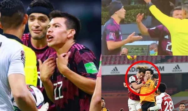 Hirving Lozano lo golpeó sin querer y esto generó polémica, todo porque Jiménez no puede recibir golpes a la cara. Así luce Raúl.