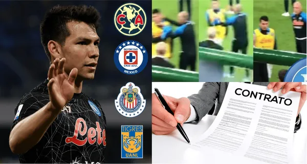 Hirving Lozano no la pasa bien en el cuadro del Napoli. Hay peleas en la interna que harían que el mexicano se vaya. En México sí le abren la puerta.
