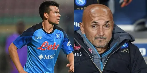 Hirving Lozano no tuvo muchos minutos ante el Inter de Milan, ahora el DT del Napoli lanza un descargó en contra del Chucky