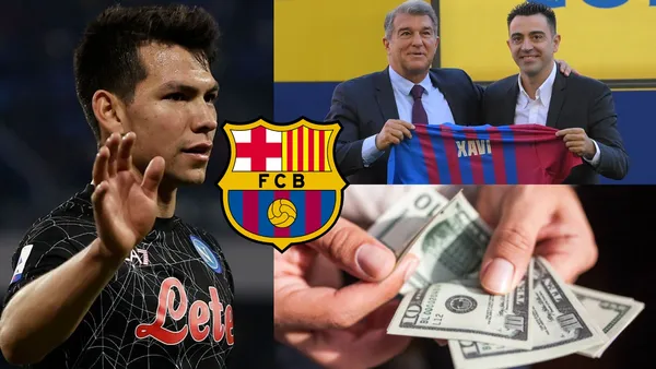 Hirving Lozano podría cambiar de equipo gracias a los 120 millones de euros que reuniría el FC Barcelona