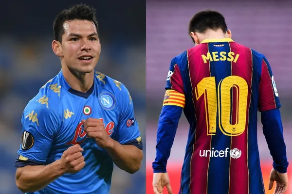 Hirving Lozano podría cumplir su sueño de jugar en el FC Barcelona, tras la no renovación de Lionel Messi.