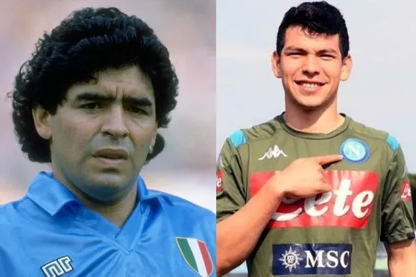 Hirving Lozano recibió la bendición de parte de Diego Maradona y esto fue lo que ocurrió