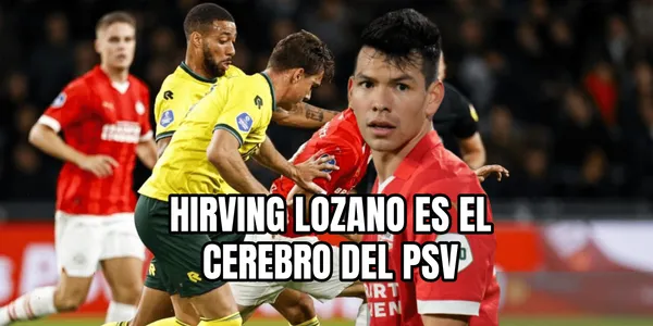 Hirving Lozano se convierte en la pieza clave del PSV ante el Fortuna Sittard