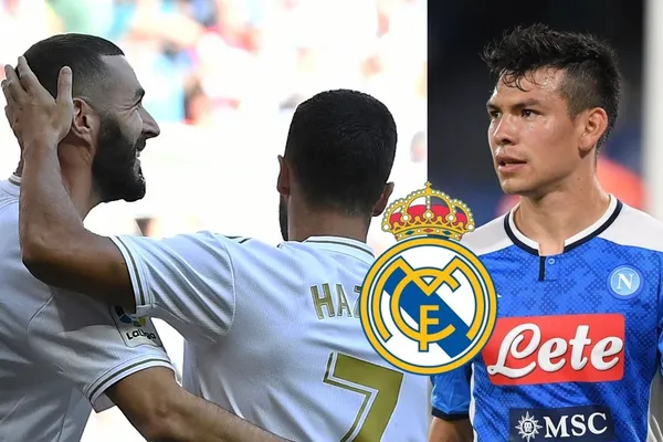 Hirving Lozano tendría roces con el actual entrenador del Napoli, pero podría aterrizar en el Real Madrid por un jugador con problemas legales