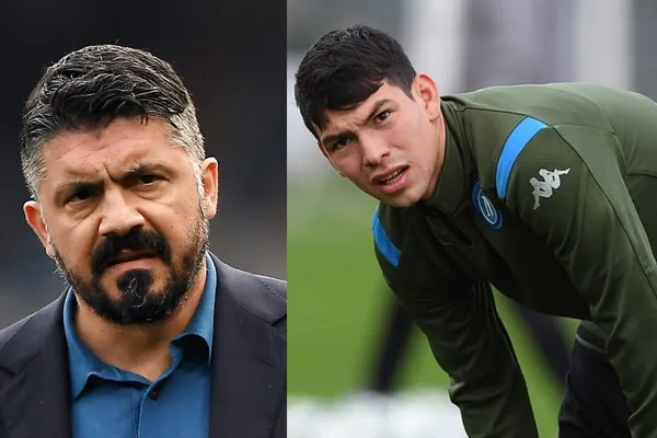 Hirving Lozano volvió a recibir un nuevo desplante de Gennaro Gattuso en Italia; el Chucky busca salida del Napoli.