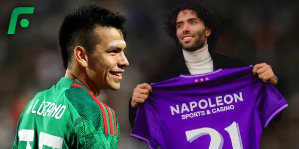 Hirving Lozano y César Huerta (Fuente: SPORT)