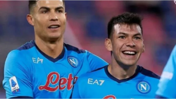 Hirving Lozano y Cristiano Ronaldo podrían ser compañeros; el portugués reaccionó en redes sociales