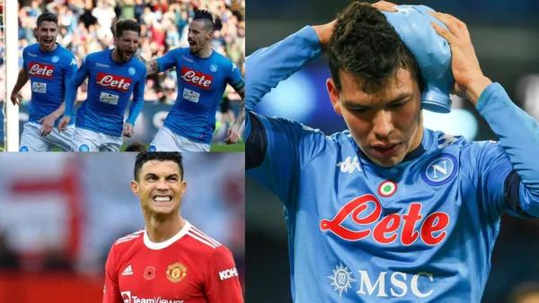 Hirving Lozano y Cristiano Ronaldo puede jugar juntos en Napoli, pero tres jugadores buscaría la salida del mexicano