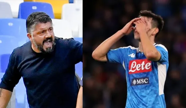 Hirving Lozano y el Nápoli perdieron la final de la supercopa de Italia ante la Juventus.