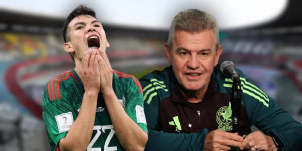 Hirving Lozano y Javier Aguirre / Foto: MEXSPORT