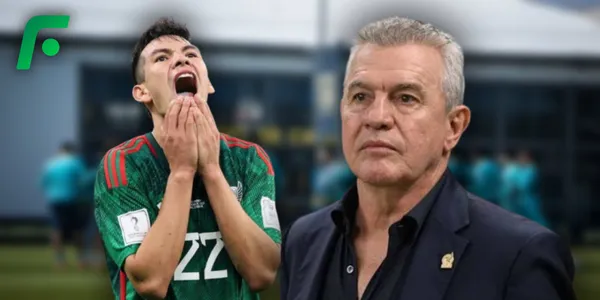 Hirving Lozano y Javier Aguirre (Fuente: MEXSPORT)