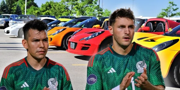 Hirving Lozano y Santiago Giménez en la selección mexicana / Foto: ESTO