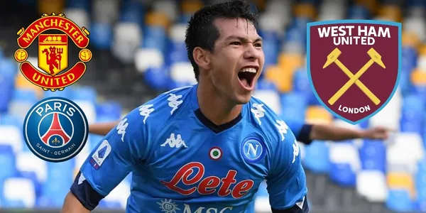 Hirving Lozano ya no solo interesa a clubes como PSG o Manchester United, sino que también el West Ham de la Premier League quiere romper el mercado.
