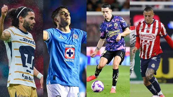 Huerta, Faravelli, Fidalgo y Alvarado. | Foto: Mex Sport