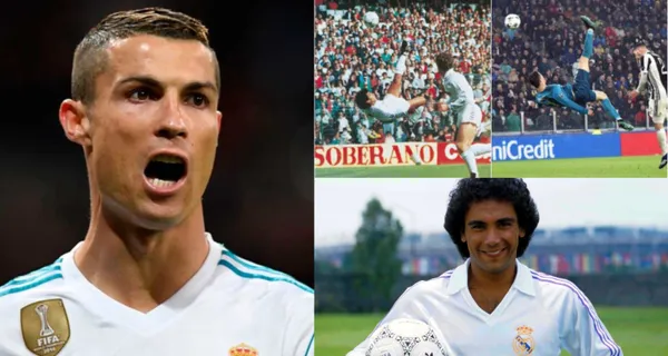 Hugo Sánchez hace 35 años se mandó el gol de su vida, de chilena en la Liga de España. Esto hizo Cristiano al verlo.