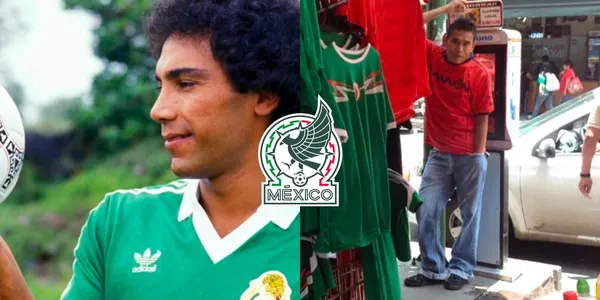 Hugo Sánchez le heredó el 10 del Tri, fracasó en el Puebla y ahora vende playeras del Tri.