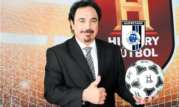 Hugo Sánchez posando para un documental de fútbol / Marca