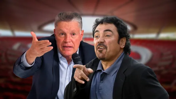 Hugo Sánchez y Ricardo Peláez / Foto: Especial