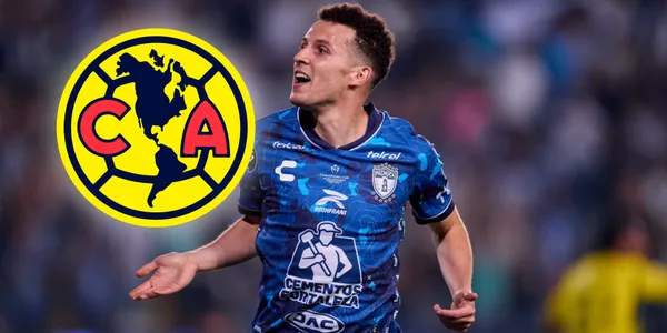 Idrissi con la playera de Pachuca (Fuente: ESTO)