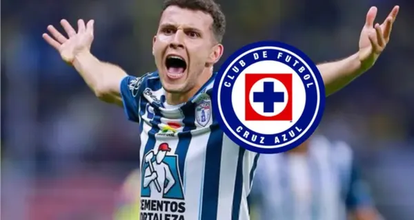 Idrissi festeja gol con el combinado de Pachuca (Fuente: Mexsports)