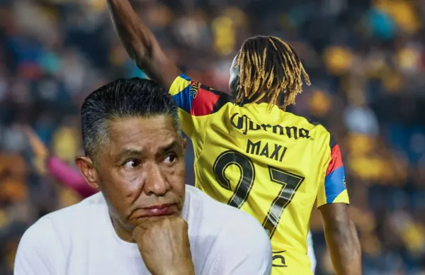 Ignacio Ambriz y Allan Saint-Maximin/ Foto 'X'.