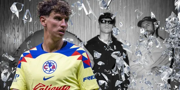 Igor Lichnovsky con la playera del América (Fuente: TV Azteca Deportes)