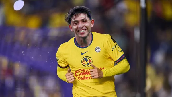 ilustración de Alexis Gutiérrez con la playera del América