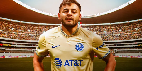 Ilustración de Alexis Vega con la playera del América (Fuente: ESPN)